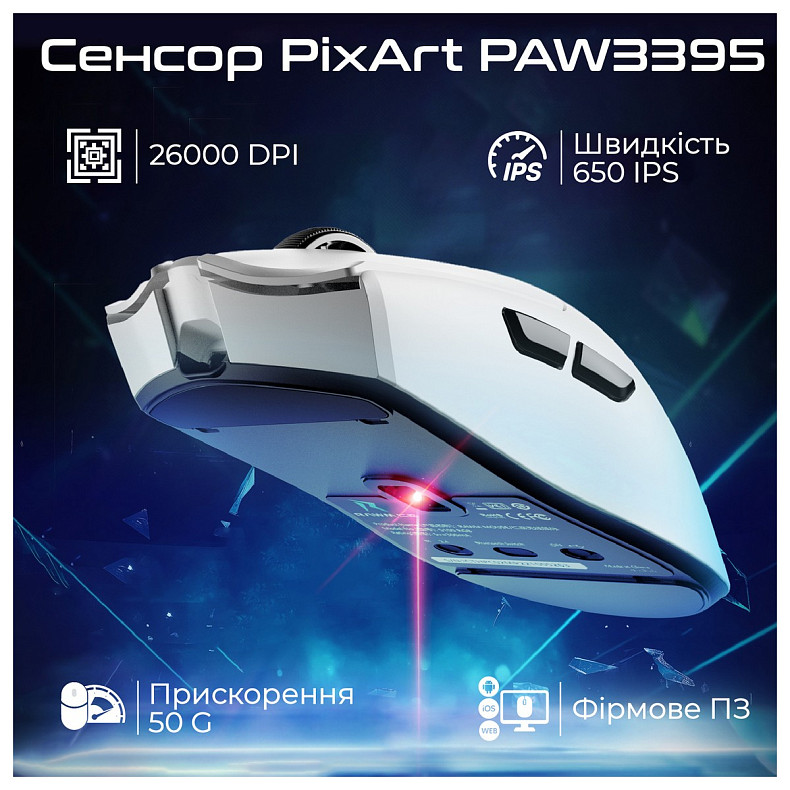 Мышь RAWM SA-MH01 Black