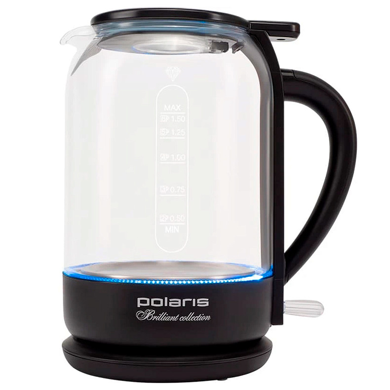 Електрочайник Polaris PWK 17103CGL Water Way Pro Чорний