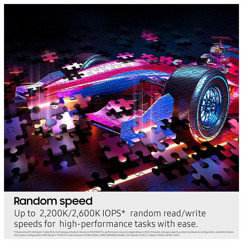 Накопитель SSD Samsung 9100PRO+ радиатор M.2 4TB PCIe 5.0
