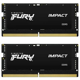 ОЗП Kingston FURY 64 GB (2x32GB) SO-DIMM DDR5 4800 MHz FURY Impact (KF548S38IBK2-64)