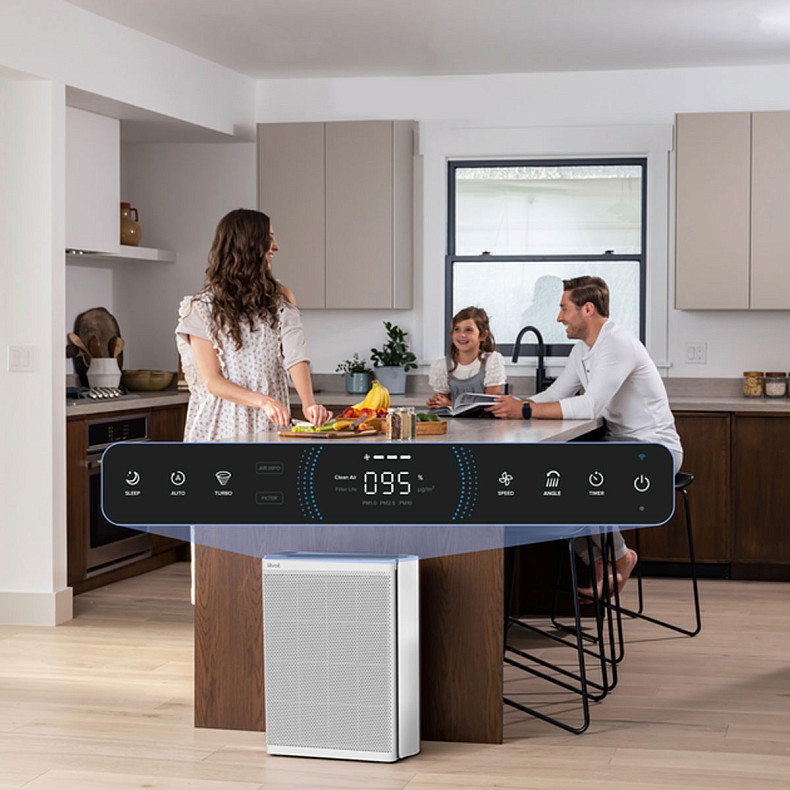 Воздухоочиститель Levoit VeSync Everest Air Smart True HEPA LAP-E551S-AEUR (HEAPAPLVSEU0148Y)