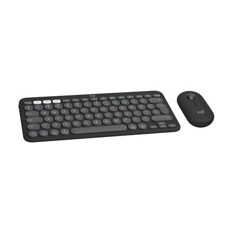 Комплект (клавиатура, мышь) беспроводной Logitech Pebble 2 Combo for Mac Graphite (920-012244)