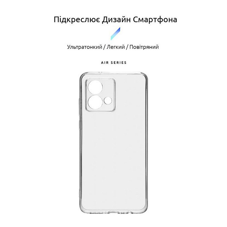 Чохол Armorstandart Air для Motorola Moto G84 Camera cover Transparent (ARM70886)