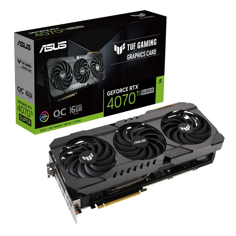 Відеокарта RTX 4070 Ti Super 16GB GDDR6X TUF Gaming OG OC Asus