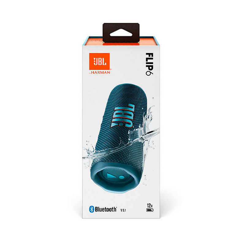 Акустика JBL Flip 6 Blue (JBLFLIP6BLU)