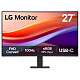 Монитор LG 27" 27U421A-B VA HDMI, USB-C, Audio, VA, 100Hz, sRGB 99%, CURVED