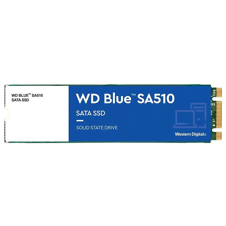 Накопичувач SSD SATA M.2 500GB 6GB/S BLUE SA510 WDS500G3B0B WD