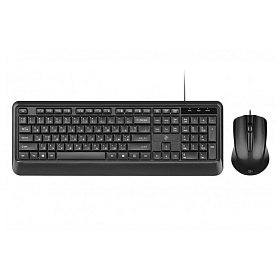Комплект (клавіатура, миша) 2E MK404 (2E-MK404UB) Black USB