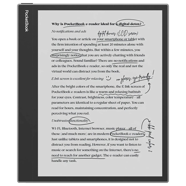 Электронная книга PocketBook 1042 InkPad Eo Mist Grey (PB1042-M-CIS)
