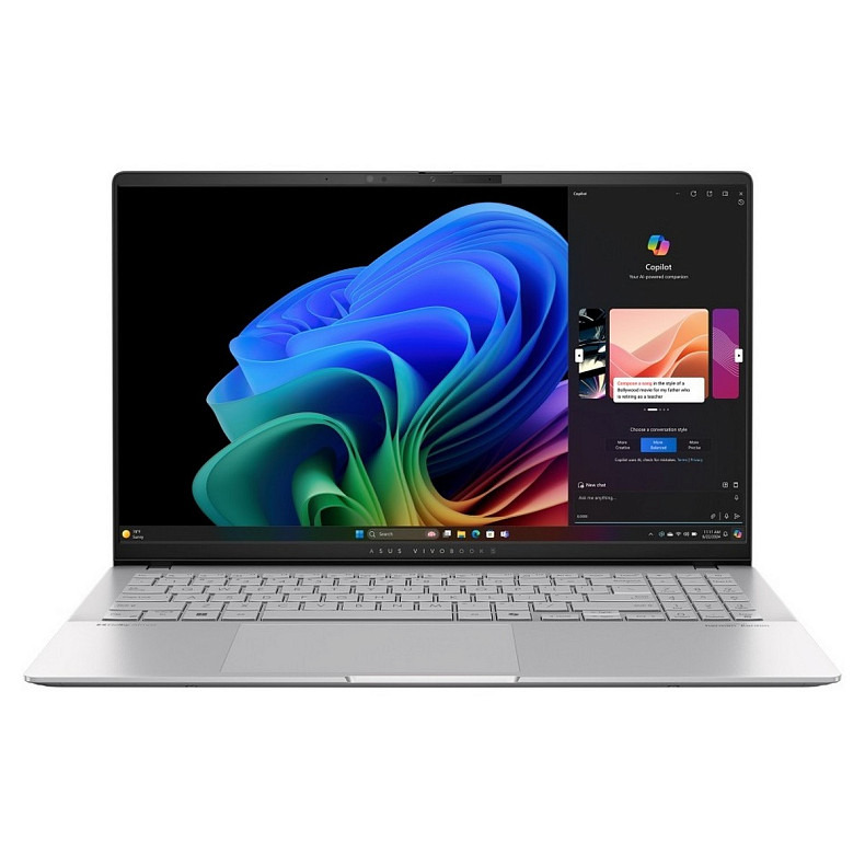 Ноутбук ASUS Vivobook S 15 S5507QA-MA058X 15.6" 3K OLED, Qualcomm X1E-78-10, 32GB, F1TB, UMA, Win11P