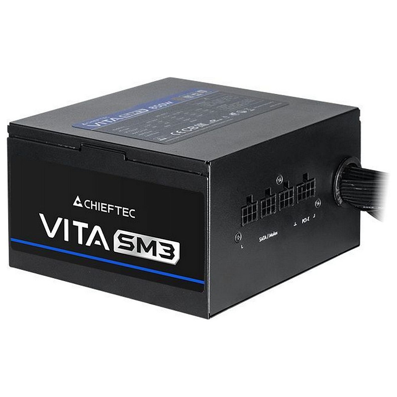 Блок питания CHIEFTEC Vita SM3 (650W), >85%, 80+ Bronze, 120мм, 1xMB 24pin(20+4), 2xCPU 8pin(4+4),