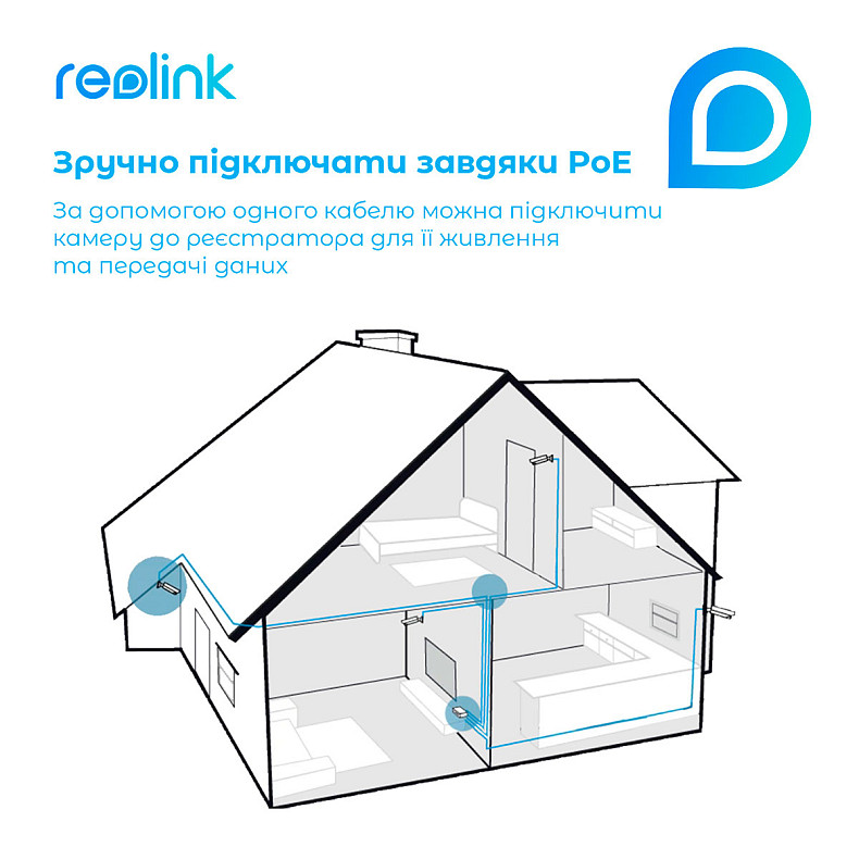 Відеореєстратор Reolink RLN8-410