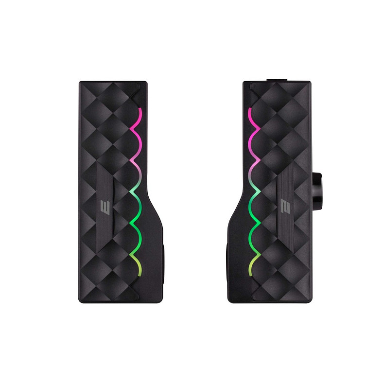 Акустична система 2E PCS232 RGB Soundbar 2.0 USB Black (2E-PCS232BK)