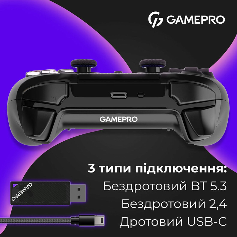 Бездротовий геймпад GamePro GPS20BDOC
