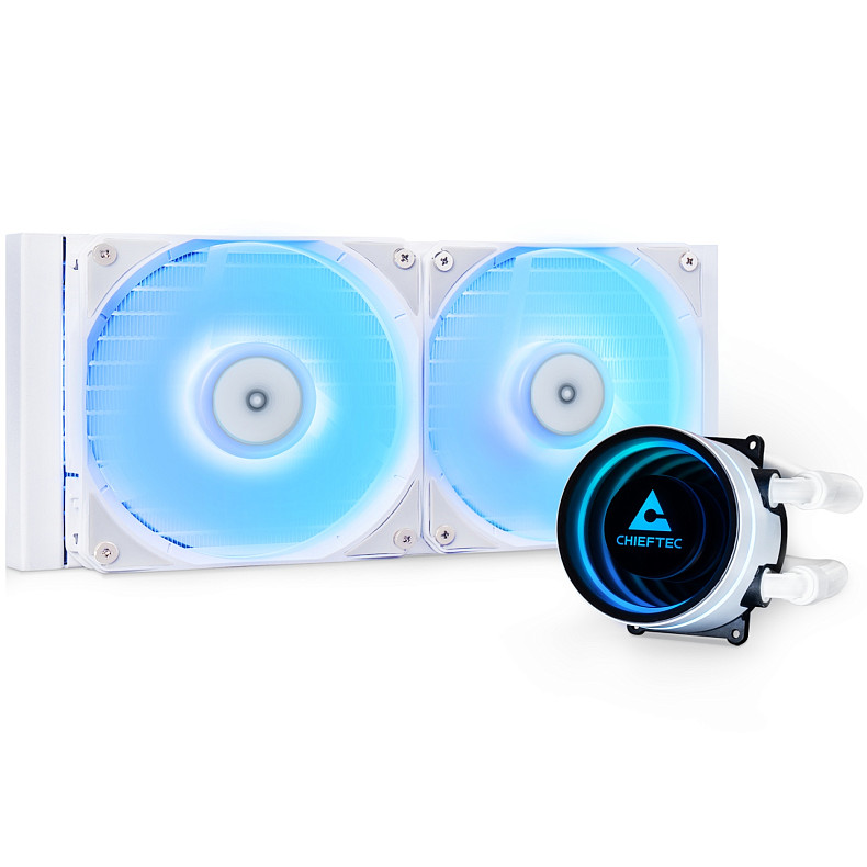 Система жидкостного охлаждения Chieftec Iceberg 240 ARGB WHITE