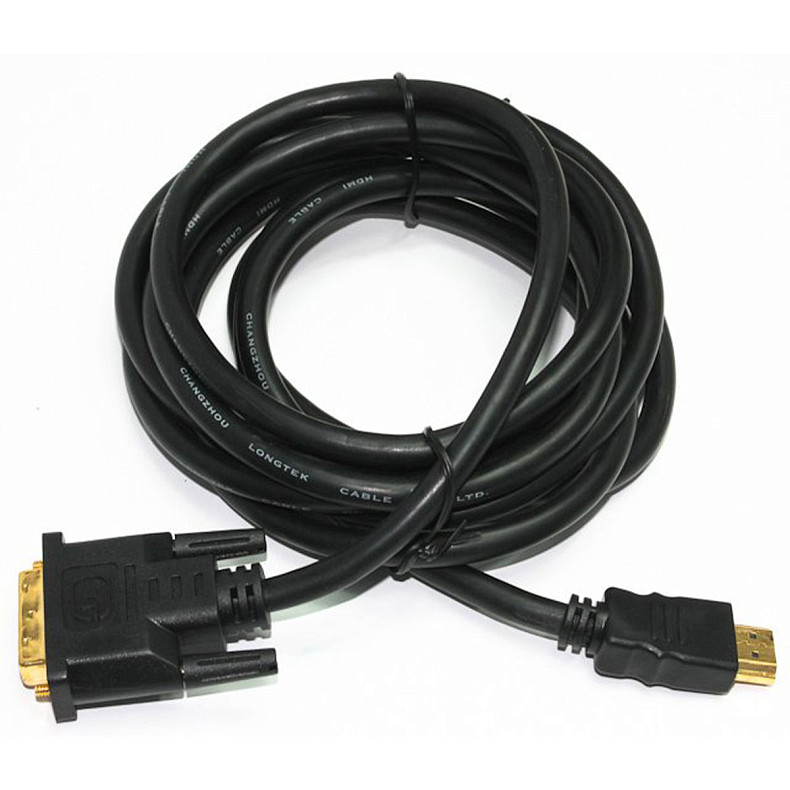 Кабель HDMI на DVI (двунаправленный), V1.3/19-пин, позолоченные коннекторы, 7.5 м