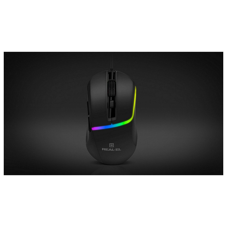 Миша REAL-EL RM-530 Black