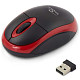 Миша Esperanza Titanum Mouse TM116R Black-Red