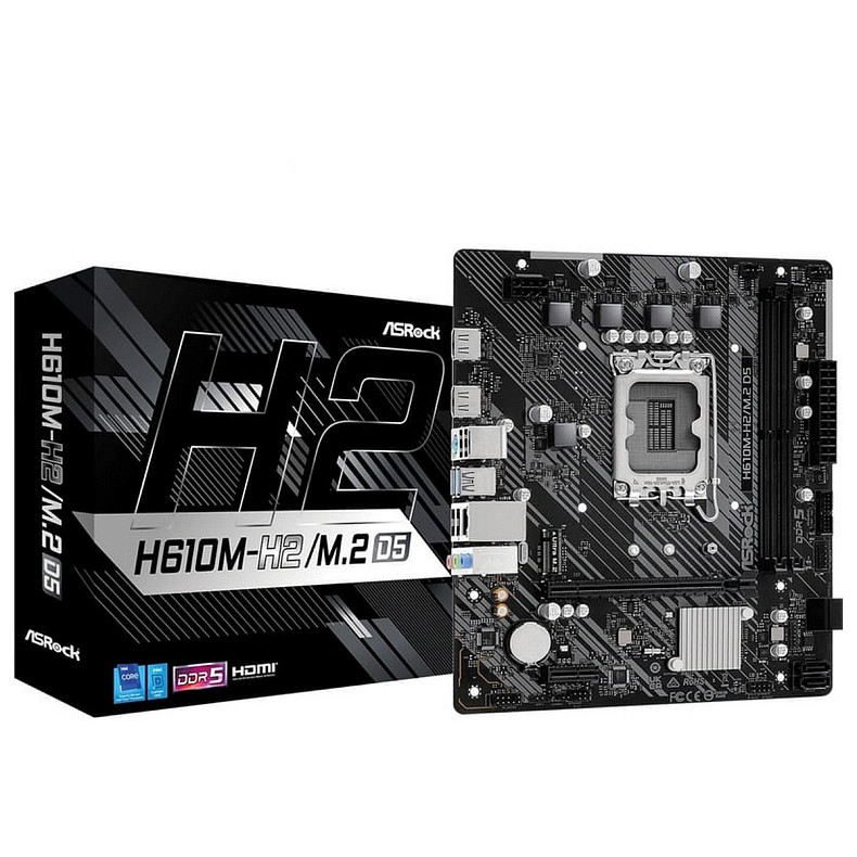 Материнская плата ASRock H610M-H2/M.2 D5 Socket 1700