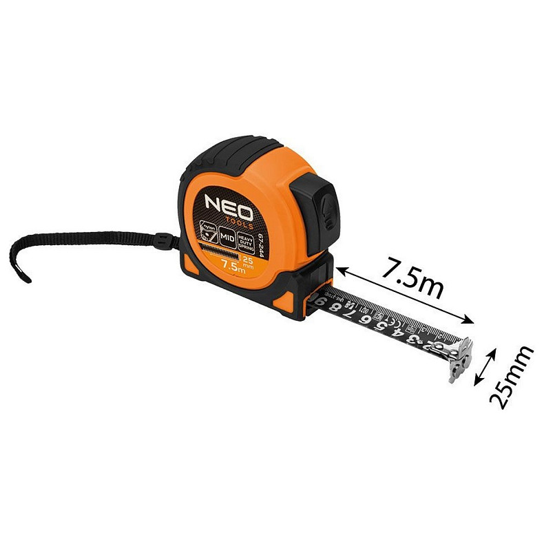 Рулетка Neo Tools (67-244)