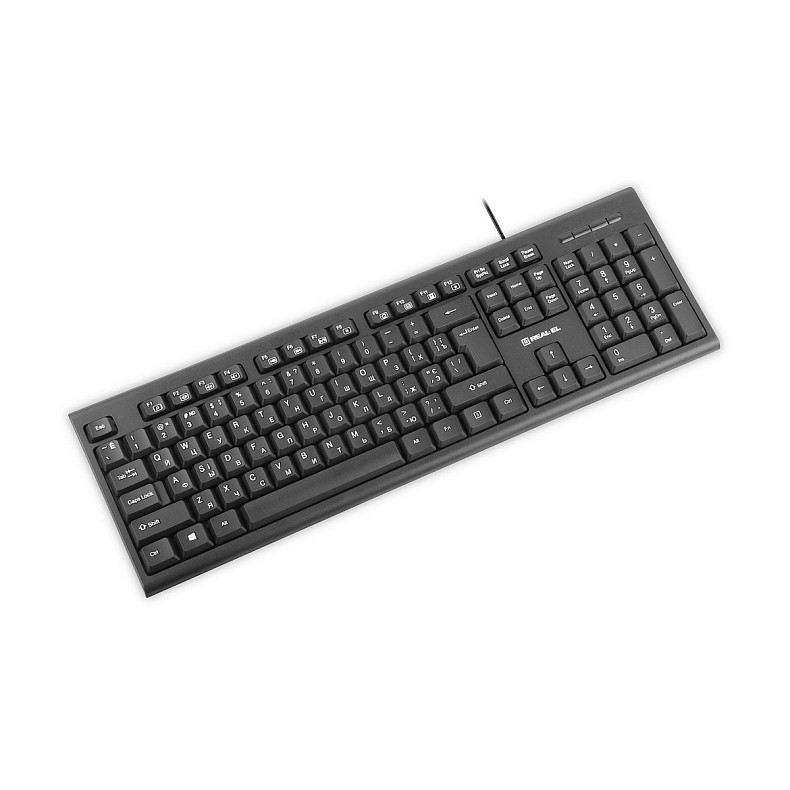 Комплект (клавиатура, мышь) REAL-EL Kit 511 Black