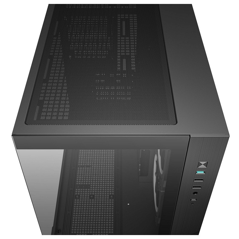Корпус DeepCool CG330 3F Black (R-CG330-BKNGM3-G) без БП