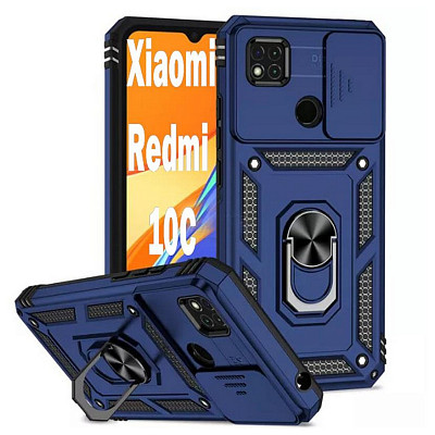 Чохол-накладка BeCover Military для Xiaomi Redmi 10C Blue (707426)