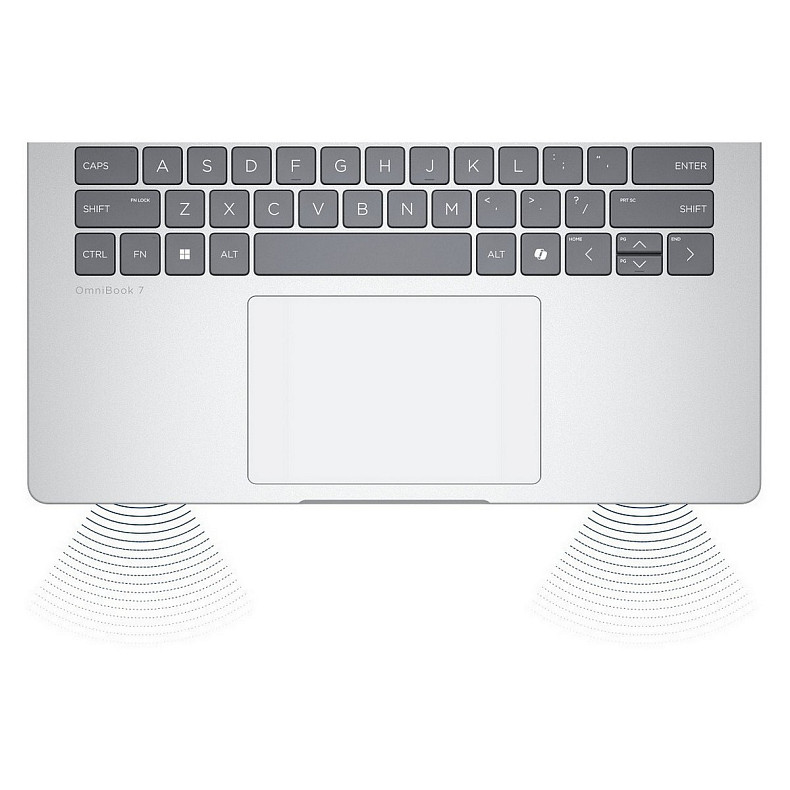 Ноутбук HP OmniBook 7 14-fs0003ru 14" WUXGA IPS AG, Intel 5-210H, 16GB, F512GB, UMA, Win11, серебристый