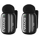 Бездротовий петличний мікрофон BOYA mini-12 Type-C/Lightning Black
