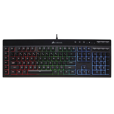 Клавiатура Corsair K55 RGB Black (CH-9206015-RU) USB