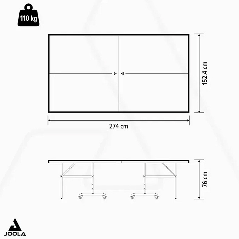 Тенісний стіл Joola World Cup 25 ITTF Black (11294) 931815