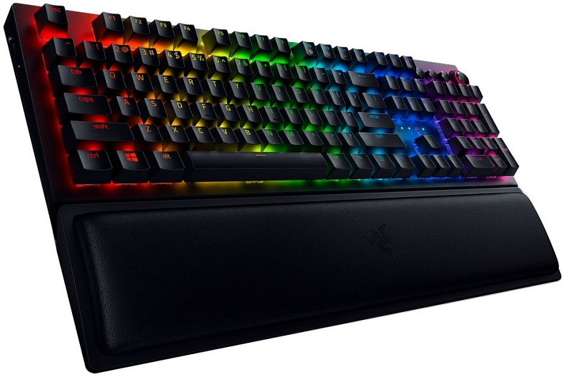 Клавіатура Razer BlackWidow V3 Pro Green Switch WL / BT / USB RU RGB, Black (RZ03-03530800-R3R1)