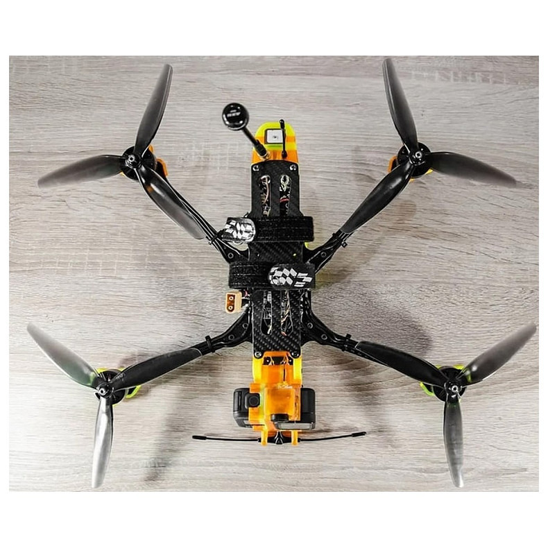 Пропеллеры HQProp 7x4x3 Light Grey (2CW+2CCW) Poly Carbonate (760625795445)