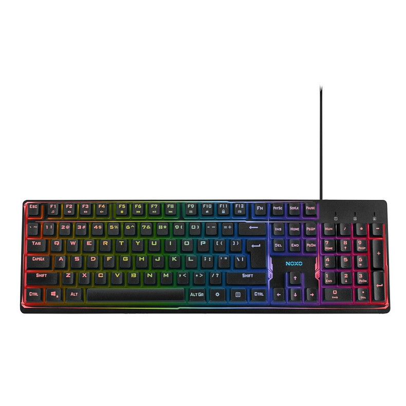 Клавіатура Noxo Fusionlight Gaming keyboard, Black (4770070882047)