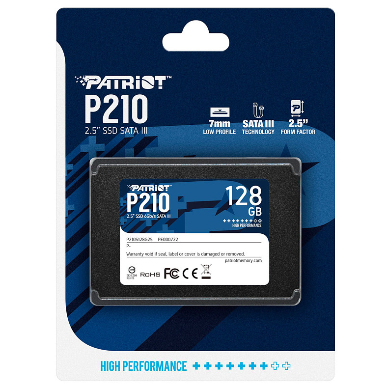 SSD диск Patriot P210 128GB (P210S128G25)