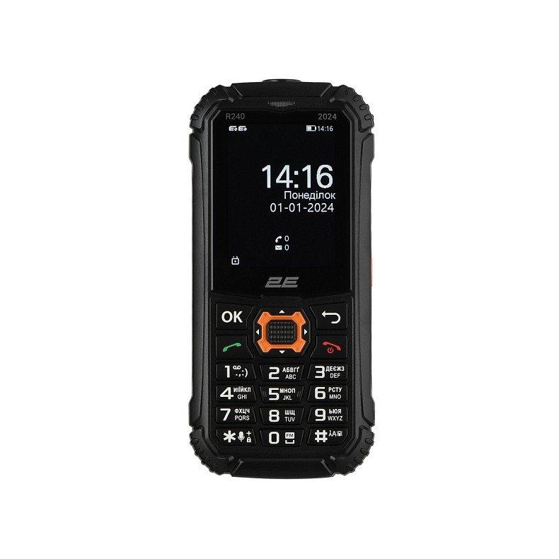 Мобильный телефон 2E R240 2025 Dual Sim Black