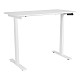 Стол компьютерный 2E СЕ120W-MECHANIC, регулировка высоты, механика, 72/120х120x60см, белый