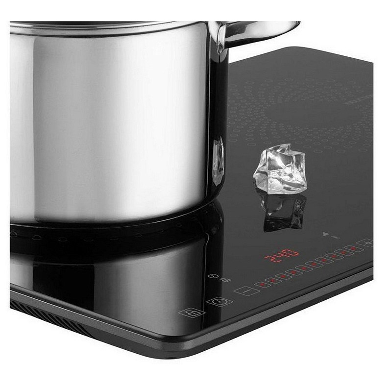 Плитка настільна Sencor індукційна , комф. - 2, 1.4+2Вт,  управл - сенсор, чорний