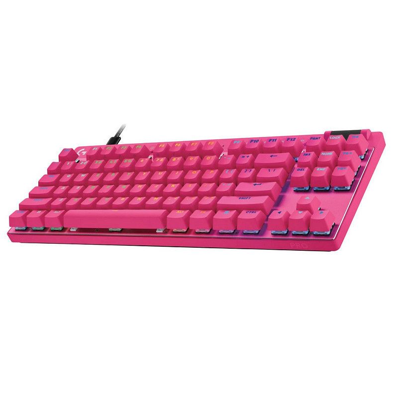 Клавиатура Logitech G PRO X TKL Rapid Magenta (920-013253)