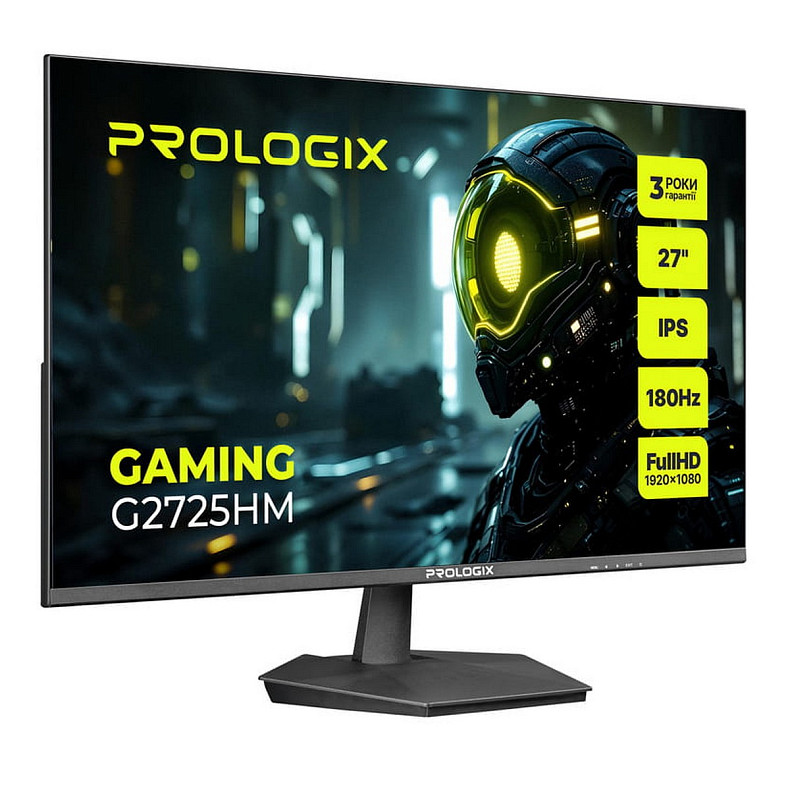 Монітор Prologix Gaming G2725HM 27" IPS 180Hz Black