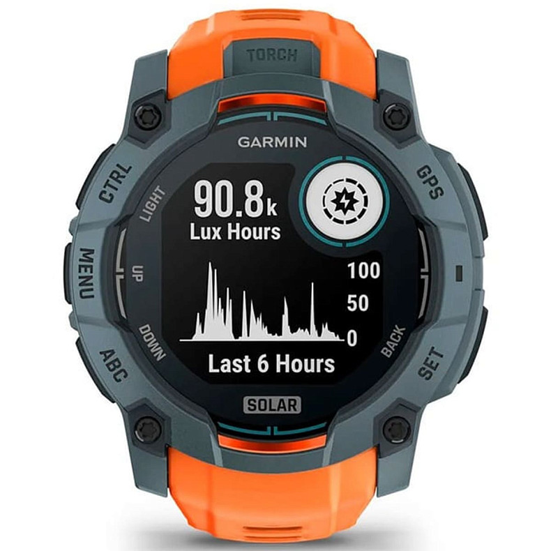 Спортивний годинник Garmin Instinct 3 50mm Solar Solstice with Solstice Silicone (010-02935-41)