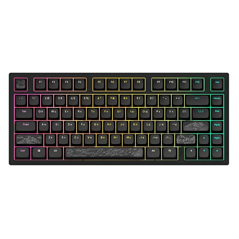 Клавіатура Dark Project ALU81 Terra Nostra Black (DPKB_NOSTRA_81_ANSI_BLACK_UA)