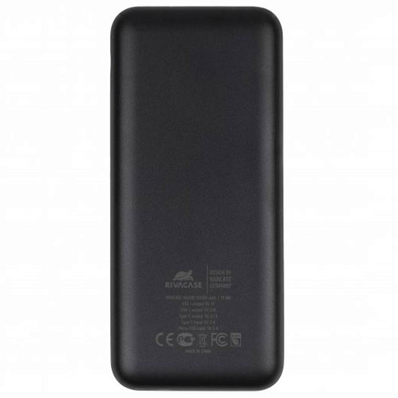 Универсальная мобильная батарея Rivacase VA2081 20000mAh Black