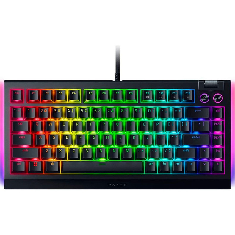 Клавиатура механическая RAZER BlackWidow V4 75%, Black (RZ03-05000100-R3M1)