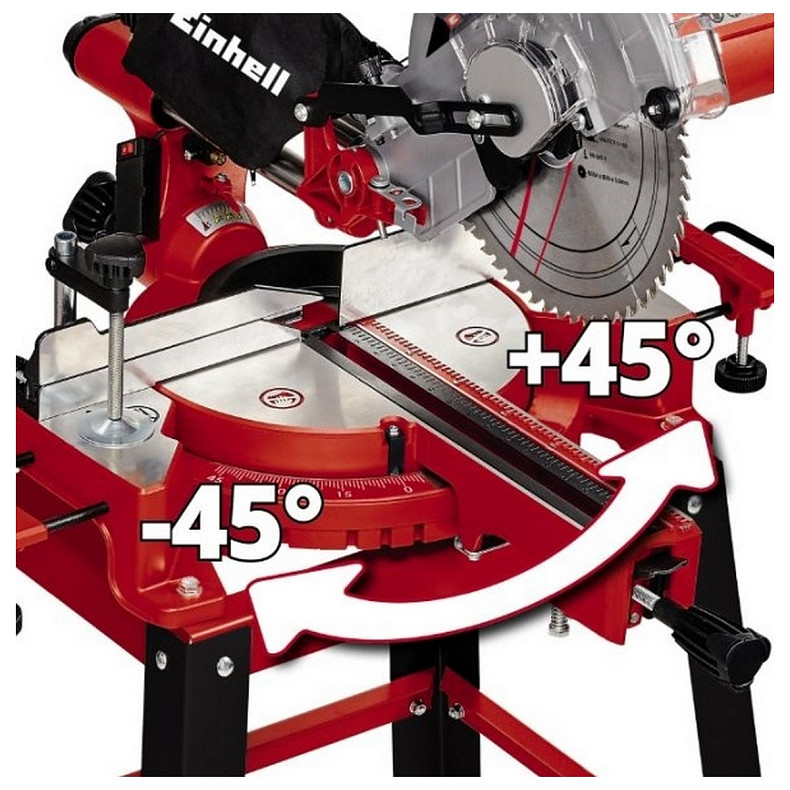 Пила торцовочная Einhell TC-SM 2531/2 U с протяжкой 1900Вт