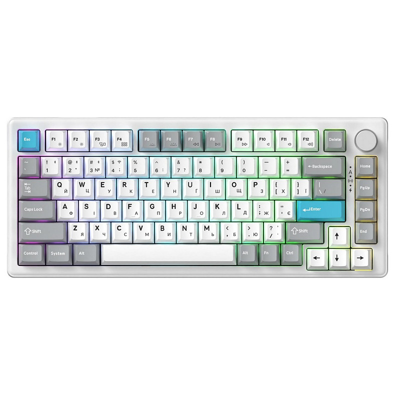 Клавиатура GamePro Asgard Yord Keychron Super Red Switch White (MK266WH)
