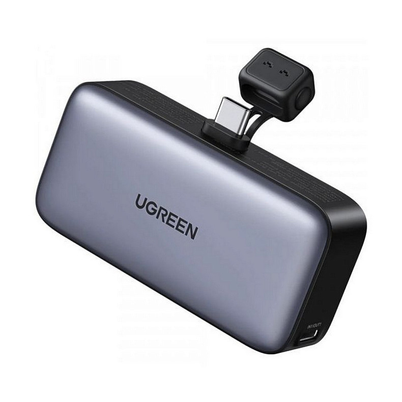 Универсальная мобильная батарея Ugreen 5000mAh 22,5W (PB503) серый