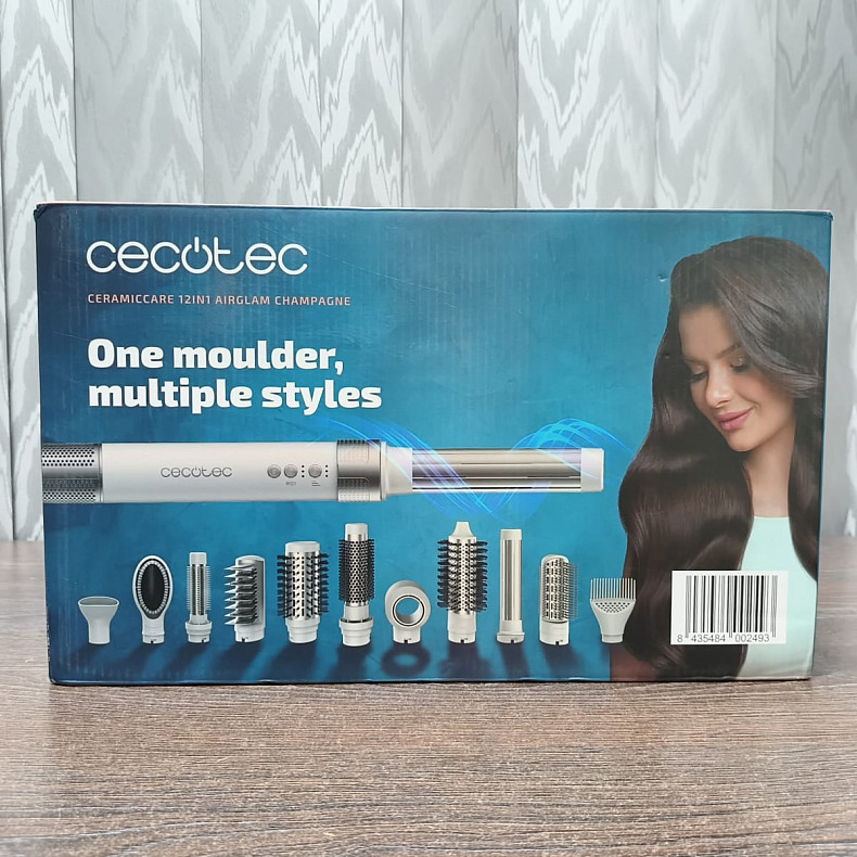Стайлер CECOTEC Bamba CeramicCare 12in1 AirGlam Champagne - Уцінка