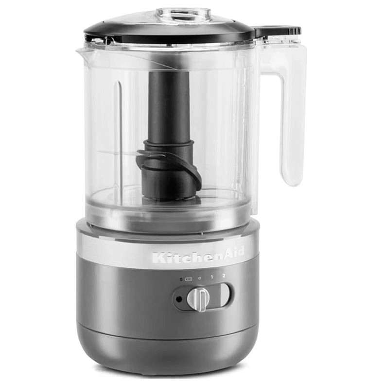 Кухонный миникомбайн KitchenAid 5KFCB519EDG беспроводной цвет серый уголь