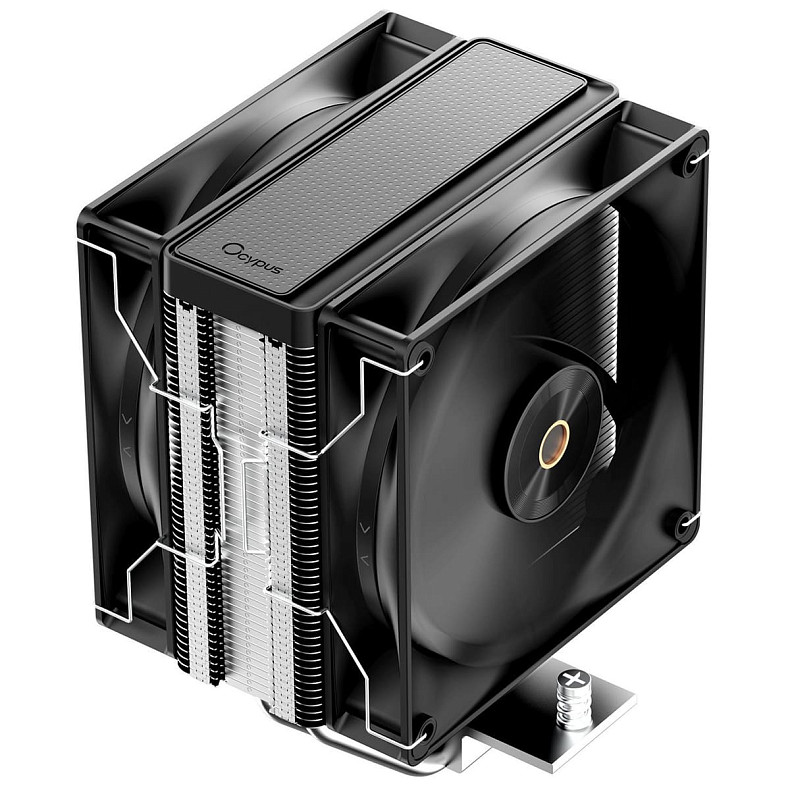 Система охлаждения Ocypus DELTA A40 ELITE BK DUAL FAN (DELTA-A40-BK2NNWN00X-GL)